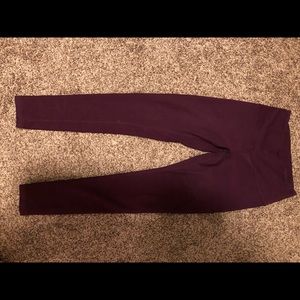 Never worn! Brand new maroon Zella long leggings